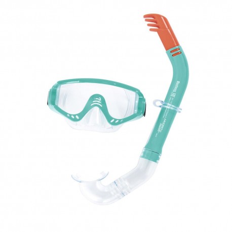 Set de Máscara Hydro Pro más Snorkel 14 Años Verde - Envío Gratuito