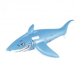 Flotador Montable con Agarradera Bestway Tiburón Azul - Envío Gratuito