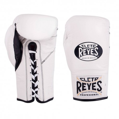 Guantes Profesionales Cleto Reyes Safetec Blanco 10 oz - Envío Gratuito