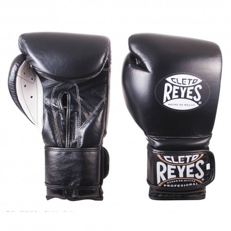 Guantes de Entrenamiento con Velcro Cleto Reyes Negro 14 oz - Envío Gratuito