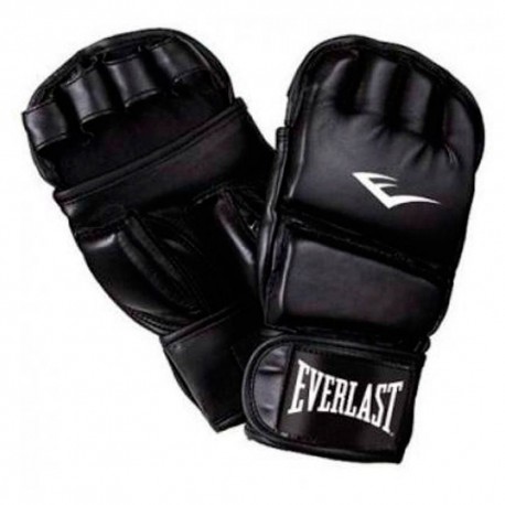 Guantes con Protector de Pulgar Everlast MMA Negro Chica Mediana - Envío Gratuito