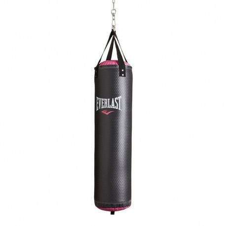 Costal Everlast Cardio Blast 34 kg Negro con Rosa - Envío Gratuito