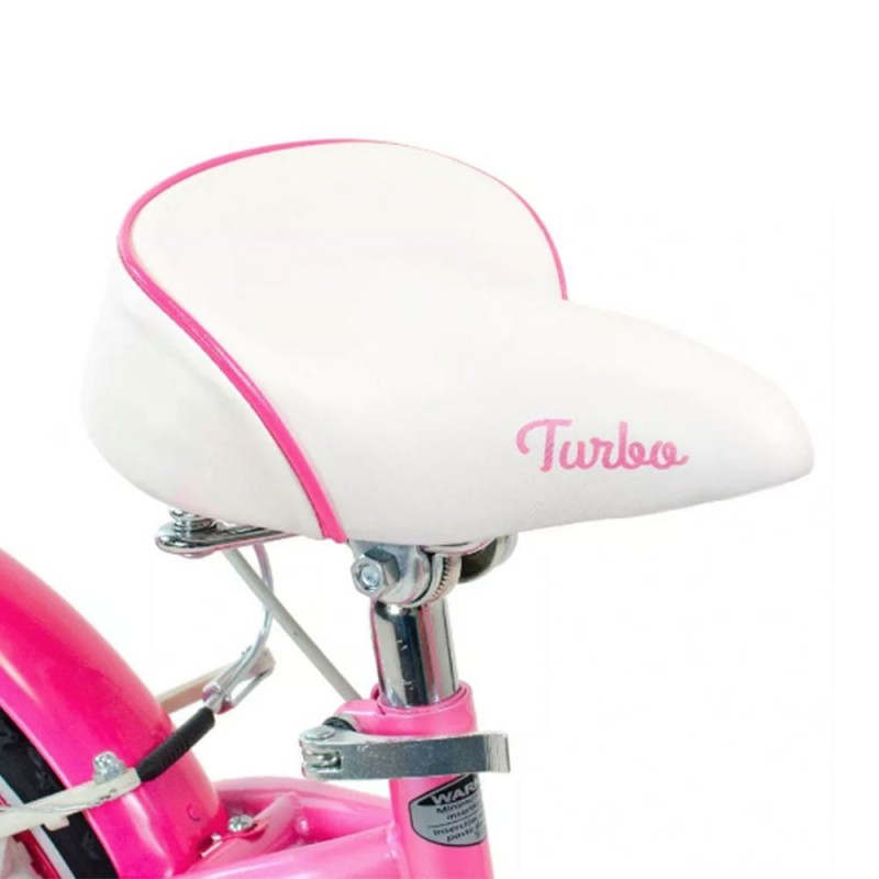 Ciclometa Detalles Bicicleta R 16 Infantil para Niña Little Princess rosa  Turbo