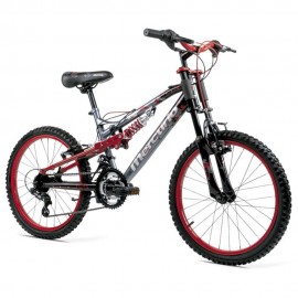 Bicicleta Infantil Mercurio Skiller R20 Gris con Rojo - Envío Gratuito